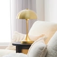 thumbnail image 4 of Better Homes & Gardens 18" Modern Dome Touch On/Off Table Lamp, Brass, 4 of 8
