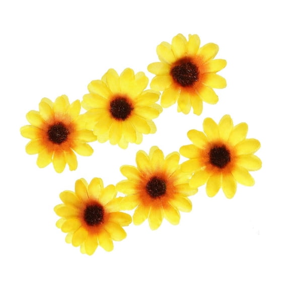 Yokua Sunflower Side Hair Pin Hair Clip Music Festival Hairpin All Age Side Pin 6PCS