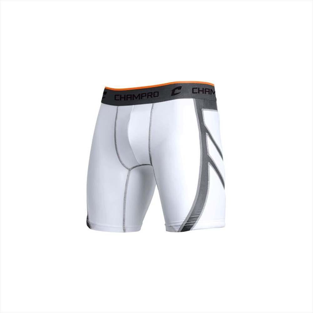 Mueller Adult Athletic Support Short with Flex Shield Cup White//Gray Adult XXL