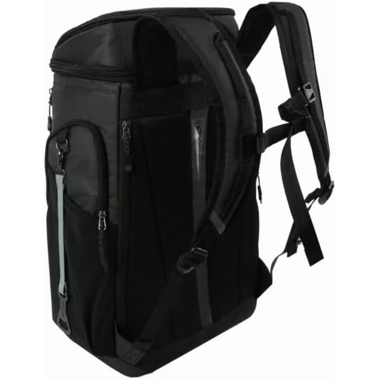 Backpack Cooler, 26 Cans Titan, Leak Proof Black with Insulated