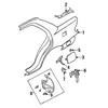 Genuine OE Mitsubishi Splash Shield - MB912954