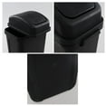 thumbnail image 4 of LAILLSH Slim Rectangular Trash Can with lid Restaurant Trash Can Commercial Trash Can Tall Plastic Trash Can Industrial Trash Can Square Trash Cans for Kitchen Trash Can - 2025 New Arrival🔥, 4 of 5