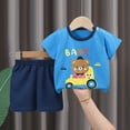 thumbnail image 4 of UAYOTSE Toddler Baby Kids Boys Dinosaur Summer Pajamas Sleepwear Tops Pants Outfits Set,Sizes 3-4 Years, 4 of 4