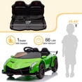 thumbnail image 3 of Triple Tree 2 Seater 12V Electric Lamborghini Car with Remote Control and 4.3 mph Maximum Speed, 3 of 9