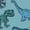 Aqua Pearl Dino, variant on Baby & Toddler Fleece Crewneck Sweatshirt, Sizes 6M-5T