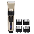 thumbnail image 3 of Cortadora de pelo eléctrica recargable, tijeras, peine, delantal, juego de herramientas de peinado para corte de pelo, 3 of 5