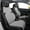 Black with Gray, variant on EKR Custom Fit CRV Seat Cover for Honda CRV LX,EX,SE,EX-L,Touring 2012 2013 2014-Breathable Leather Auto Seat Covers(Full Set,Black)