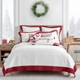 thumbnail image 4 of Levtex Home - Red Velvet Border - Decorative Pillow (12X24in.) - Merry - Red and White, 4 of 4