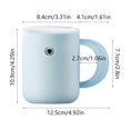 thumbnail image 3 of SLYNSHome Bathroom Tumbler Cup 450ml,Household Plastic Toothbrush and Mouthwash Storage Holder,Blue Portable Daily Rinsing Cup for Bathroom Vanity Sink, 3 of 6