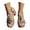 Sky Blue, variant on Pandaie Orthopedic Wedge Sandals for Women Bohemian Wide Width Platform Espadrille Open Toe Beaded Chunky Heel Slip on Summer Beach Shoes Beige Size 5