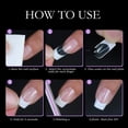 thumbnail image 6 of 120Pcs Medium Long French Tip Press On Nails, Multicolor European Style Fake Nails, Reusable Removable Glue‑On False Nail Tips for Women Girls Daily Party DIY Manicure Nail Art Supplies, 6 of 9