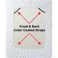 thumbnail image 5 of Hltser Empyrean Extra Deep Pocket -   Soft  King Size  for 18 to 24 Inch Mattresses   King Fitted Sheet with Corner Straps, 5 of 9