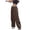 A, variant on Women's Casual Pants for Women Loose Cargo Trousers with Pockets Low Rise Buckle Woven Slim Straight Everyday Wear