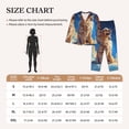 thumbnail image 4 of Kdxio Starry Sky Cloud Dog Women's Pajama Sets Long Sleeve Button Down Sleepwear Nightwear Soft Pjs Lounge Sets-Small, 4 of 7