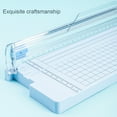 thumbnail image 5 of Deli A4 A5 Paper Cutter 12 in Straight Paper Trimmer with Side Rule, Blue, 5 of 11