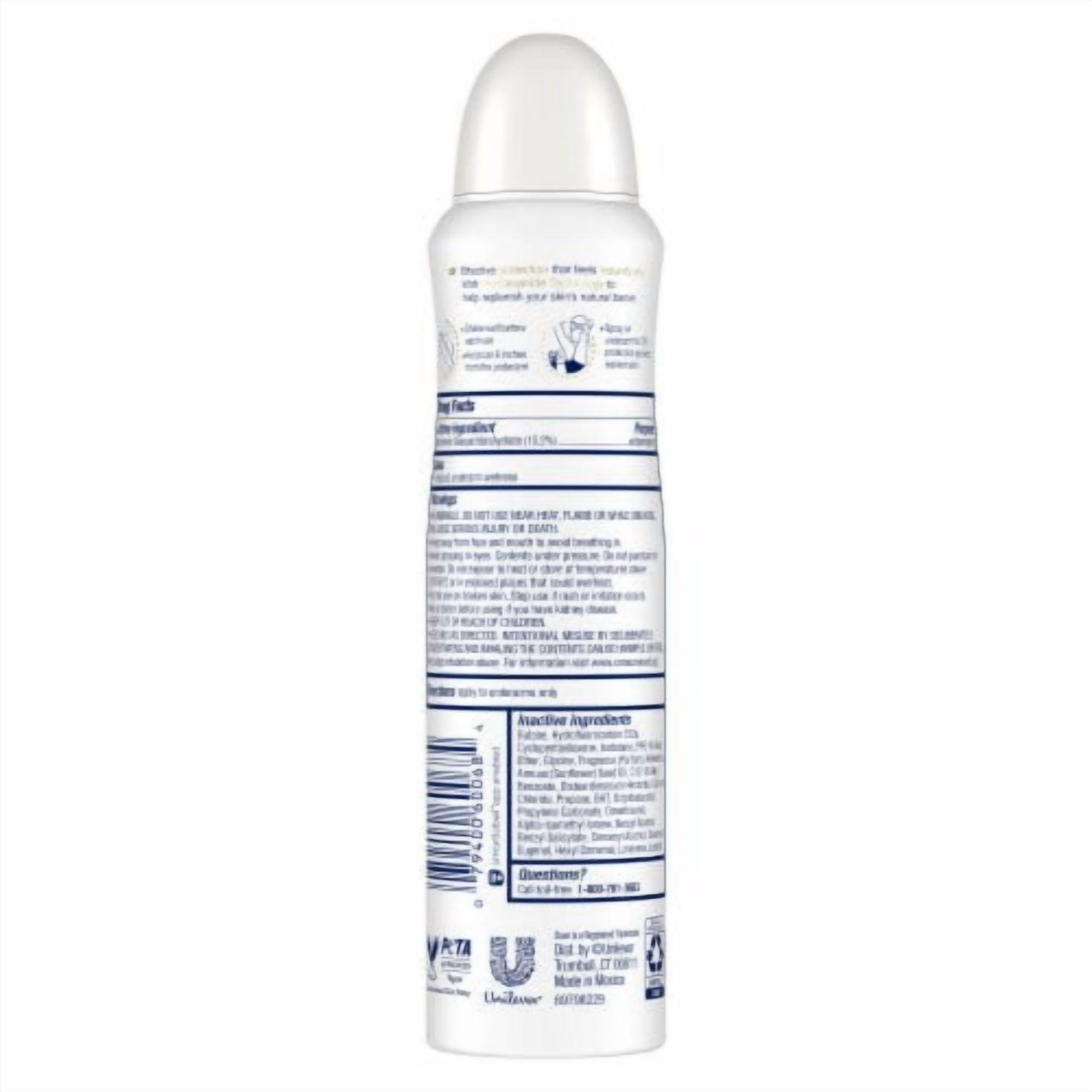 Dove Advanced Care Women's Antiperspirant Deodorant Dry Spray Caring Coconut 3.8 oz - Pack of 2