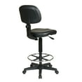 thumbnail image 3 of Office Star Products Sculptured Vinyl Drafting Chair, 3 of 3