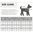 thumbnail image 2 of HQREA Fleece Winter Dog Coat Pajamas Onesie Puppy Surgical Recovery Suit Jumpsuit Clothes, 2 of 6