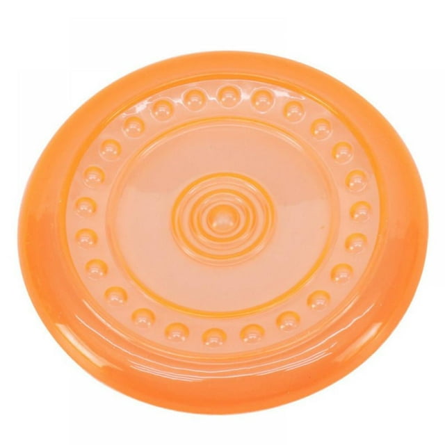Dog Flying Disc Toy Pet Training Rubber Interactive Toy Floating Water Dog Toy for Medium Large Dogs Outdoor Flight