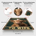 thumbnail image 3 of Funny Bathroom Highland Cow Tin Sign, Remember to Wipe Vintage Metal Wall Decor, 8x12 Inch, 3 of 6