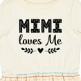 thumbnail image 4 of Inktastic Mimi Loves Me Baby Clothes Girl Girls Toddler Dress, 4 of 5