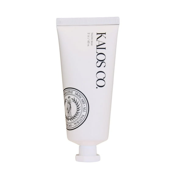 Kalos Co. Tallow Balm Tube All-Natural Dry Skin Eczema Relief and Sensitive Skin Care Balm tallow face Moisturizer made with organic tallow organic emu oil herbal salve beef tal