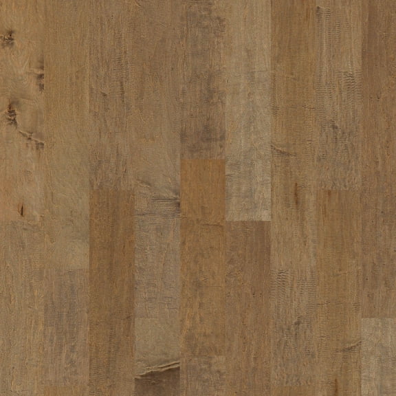 Shaw Sw548 Yukon Maple 6-3/8" Wide Heavy Scraped Engineered Hardwood Flooring - Buckskin
