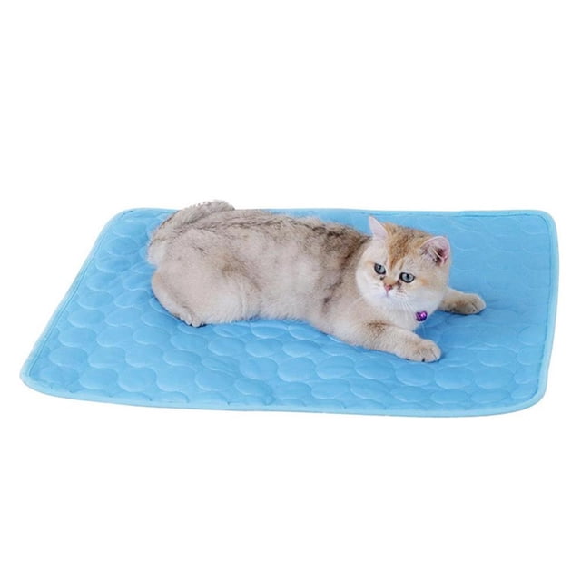Billuyoard Estera refrescante para perros grandes, experiencia cómoda para perros peludos, Gel de hielo, almohadilla de hielo para perros Suministros para gatos No.4