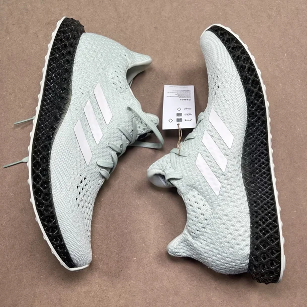 Adi - das Futurecraft 4D Linen Green Black Athletic Shoes Men's Sz 7.5 / Womens 8.5