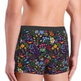 thumbnail image 3 of Disketp Flowers And Birds Men's Boxer Briefs,Soft and Breathable Cotton Underwear with ComfortFlex Waistband, 3 of 7