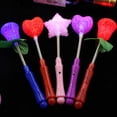 thumbnail image 4 of Lubelski Love Heart Star Light Up Stick LED Concert Party Decorative Glowing Wands Gift, 4 of 8