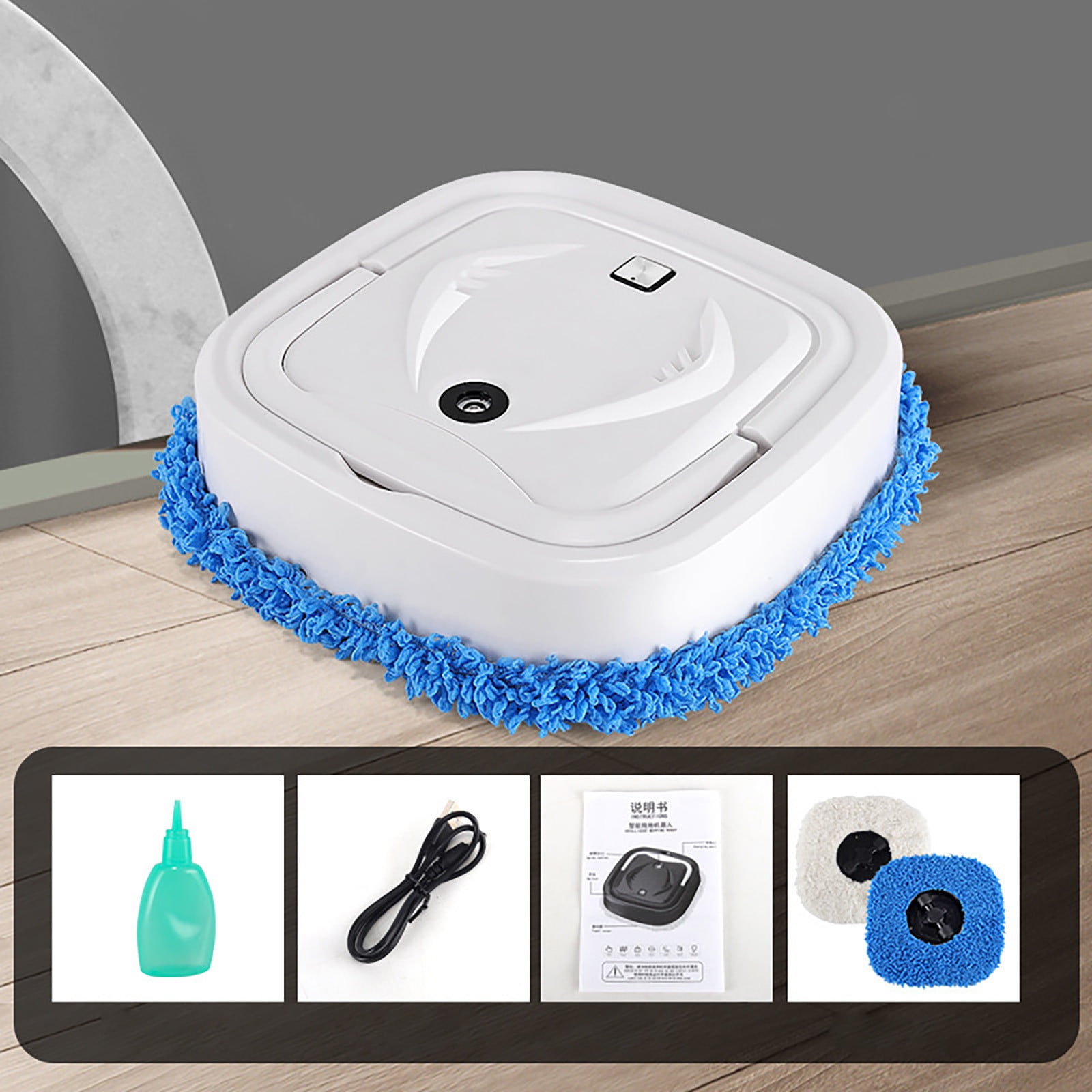 Fnochy Robot Vacuum, Robot Vacuum And Mop With Smart Mapping, Self-Emptying Robotic Vacuum Cleaner , Ideal For Pet Hair, Carpet And Hard Floors