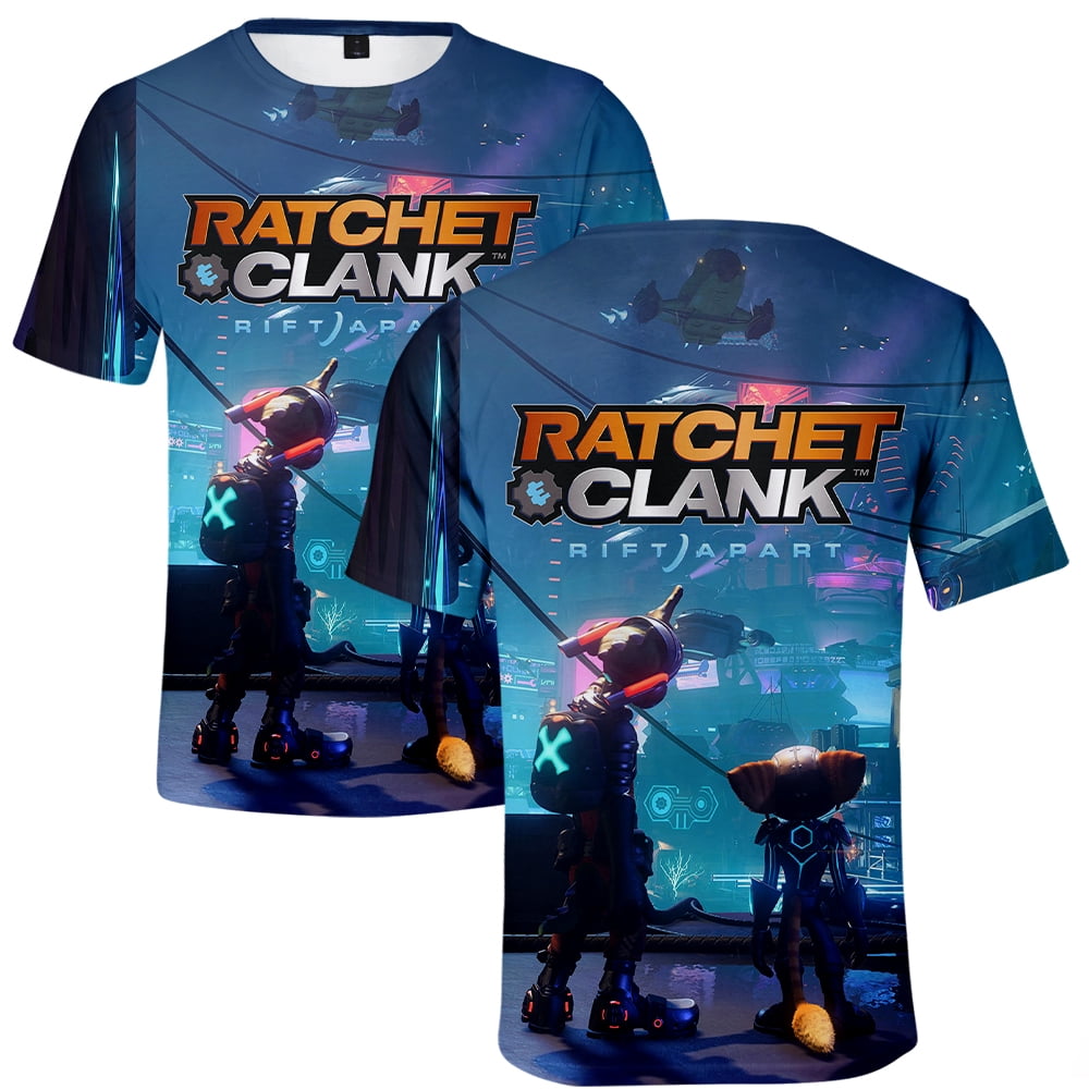 Ratchet & Clank Rift Apart Shirt Game Merch Tshirt Funny Casual Women