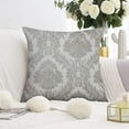 thumbnail image 3 of Refresh Your Space with Set of 2 Grey Flower 16x16 Inch Boho Throw Pillow Covers, 3 of 7