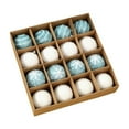 thumbnail image 1 of 16 adornos navideños colgantes para árbol de Navidad, decoración navideña creativa con bolas de espuma. Azul Blanco, 1 of 9