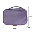 thumbnail image 2 of Bolsa de maquillaje, bonita bolsa de cosméticos de felpa, organizador de viaje para accesorios, 2 of 5