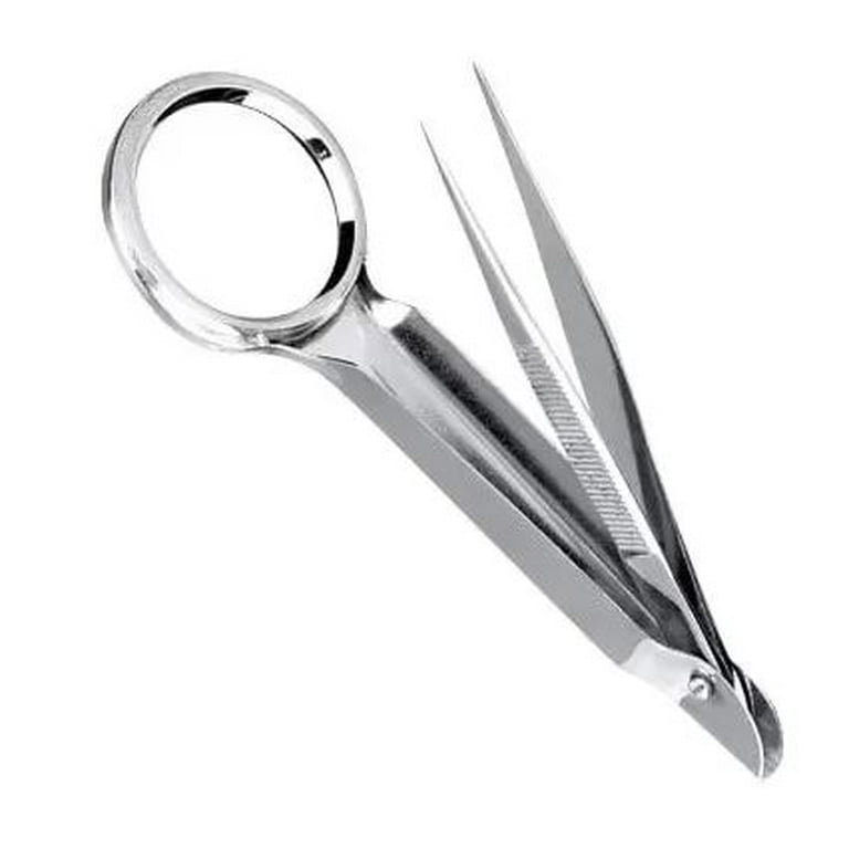 Dritz Magnifier and Tweezers With LED 653413, Lighted Tweezers
