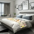thumbnail image 4 of Yibo Flannel Fleece Bed Blanket Anime Game Video Food Lightweight Cozy for Bedroom All Season Sofa Decor Gift for Kids, 4 of 7