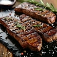 thumbnail image 7 of Grumpy Butcher Prime Steakhouse Beef Steak Meat, New York Strip Steaks, 8 ct Pack, 10 oz Vacuum Bag, 7 of 7