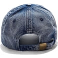 thumbnail image 6 of Washed Baseball Cap Distressed Denim Cotton Dad Hat Adjustable Polo Trucker Unisex Style Hat, 6 of 7