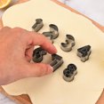 thumbnail image 2 of Moldes de galletas de acero inoxidable de 36 piezas para galletas reutilizables moldes de galletas compactos, 2 of 5