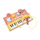 thumbnail image 1 of Instrumento de percusión, teclado de piano, juguete de piano para preescolar con micrófono, juguete de aprendizaje musical para cumpleaños de niñas y Rojo, 1 of 9
