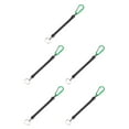 thumbnail image 2 of kurtrusly 2pcs Carabiner Anti -Lost Rope sub -Plier Control Fish Buckle Rope Strong Pull Lanyard 6 Color green 5Set, 2 of 6
