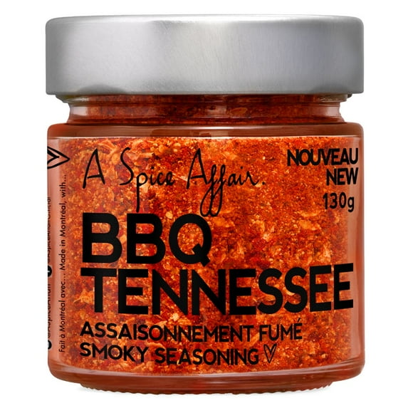 Smoky Tennessee BBQ Seasoning A Spice Affair. 130g (4.6 oz) Jar