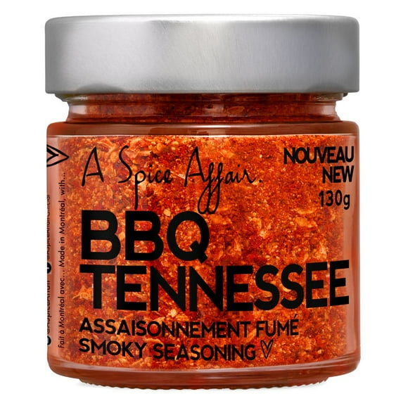 Assaisonnement de Barbecue Fumé A Spice Affair. 130g (4.6 oz) Bocal