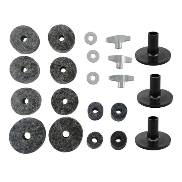 Juego de Batería de 21 Uds. shamjiam Accesorios de Batería Piezas de tambores gris