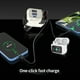 thumbnail image 5 of Cargador de Coche USB C de 120 W, Adaptador de Carga Súper Rápida Escalable 4 en 1, Tipo C con Cable Retráctil para de Teléfono, Color Negro, 5 of 6