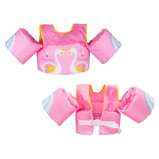 Chaleco De Natación Para Niños, Anillos Para El Brazo, Chaleco De Natación, Chaleco De Flotabilidad Para Nadar, Chaleco Salvavidas Para Niños, Para Playa, Piscina, Mar Yuarrent OD016800-02