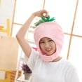 thumbnail image 5 of Billuyoard Soft Strawberry Hat Cosplay Headgear Photo Props for Holiday New Year Party  Kits de decoración para fiestas Rosa 28x35cm, 5 of 5