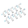 thumbnail image 4 of Juego de conectores de manguera de CA para automóvil, 10PCS Manguera de CA para automóvil Adaptador de manguera de CA para automóvil Conector de manguera de CA para automóvil Rendimiento confiable, 4 of 9